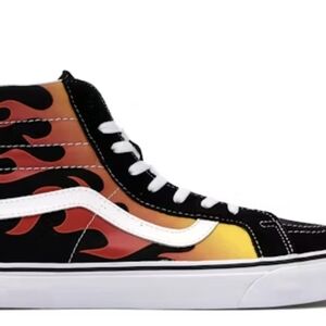 Vans Flame High-Top Sneakers Unixex Size 9 And Women 10.5